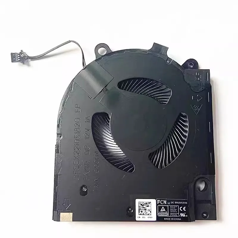 New CPU GPU Cooler Fan for DELL G15 5510 5511 5515 RTX3050 TX3060 2021 Laptop Fan