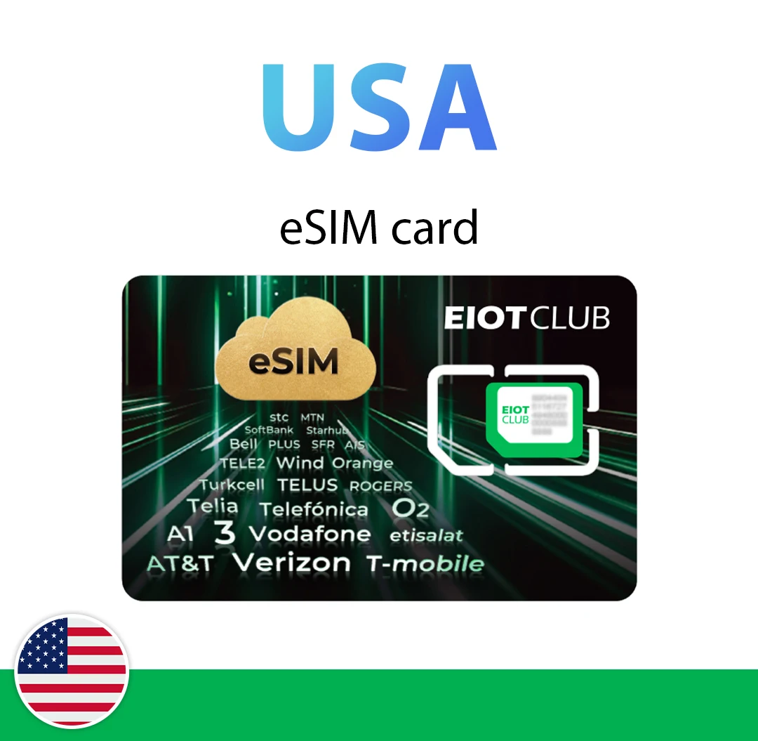 EIOTCLUB eSIM Card for Android & iOS – Unlimited eSIM Downloads, Ideal for Travel and Business, Your Perfect Second Phone Card