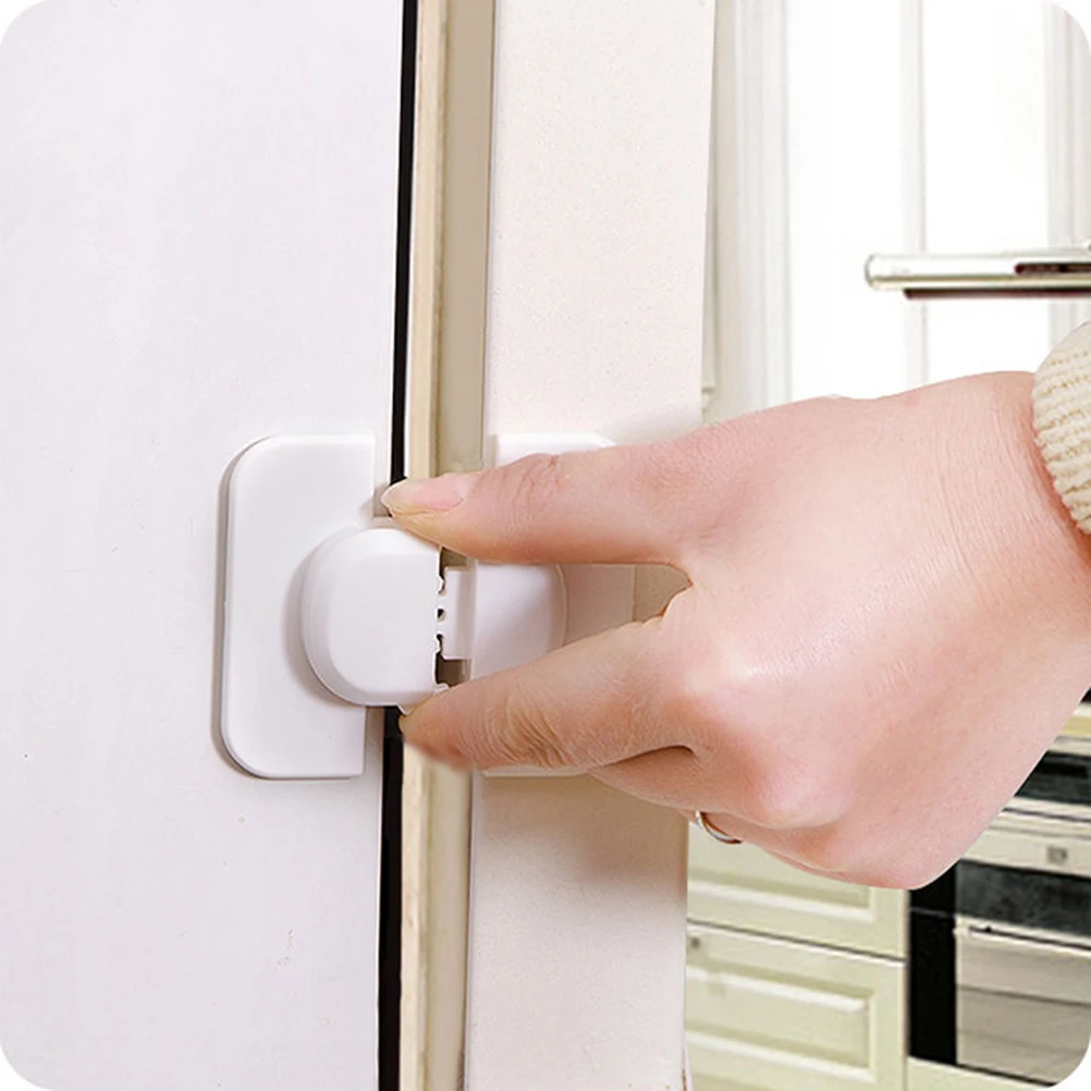 1Pc Kids Security Protection Refrigerator Lock Home Furniture Cabinet Door Safety Locks Anti-Open Water Dispenser Locker Buckle