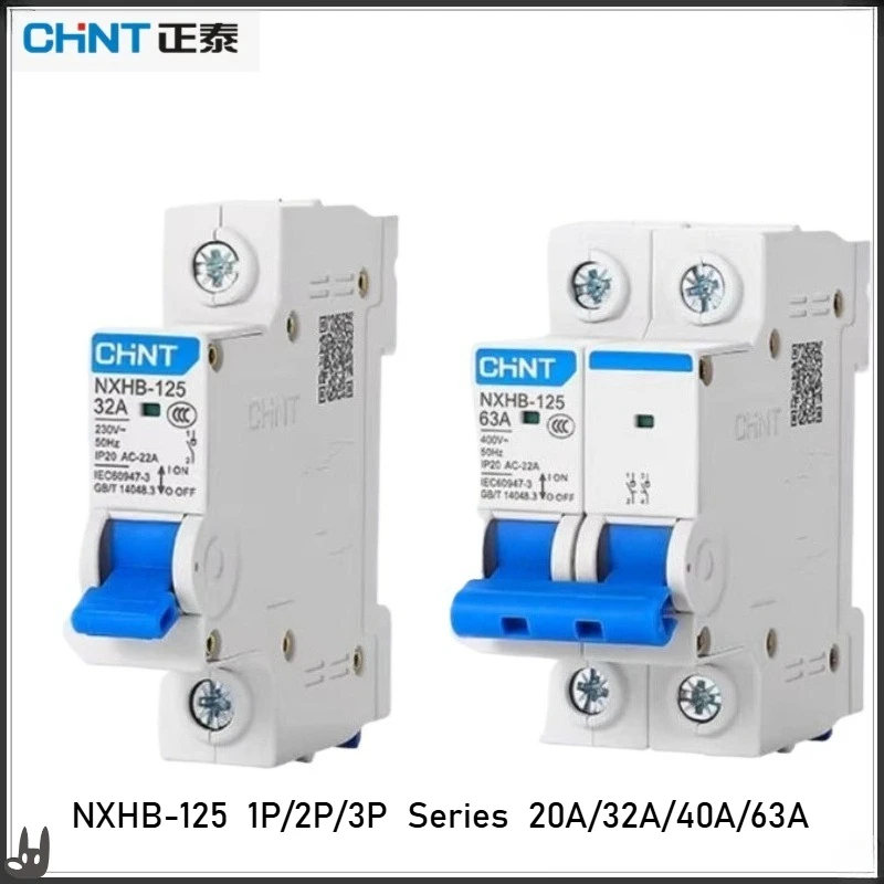 CHINT NXHB-125 High Durability Isolator 1P/2P/3P 20A/32A/40A/63A Substitute NH2-Type Protection for Motor Circuit Wiring