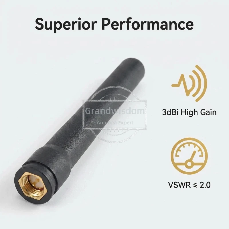 5 Stück 2,4-GHz-WLAN-Antenne, 3 dBi Verstärkung, SMA-Stecker PX1 auf SMA-Buchse, Kabel für Router, Netzwerkkarte, Drohne, IP-Kamera, IEEE WLAN. – Detail 4