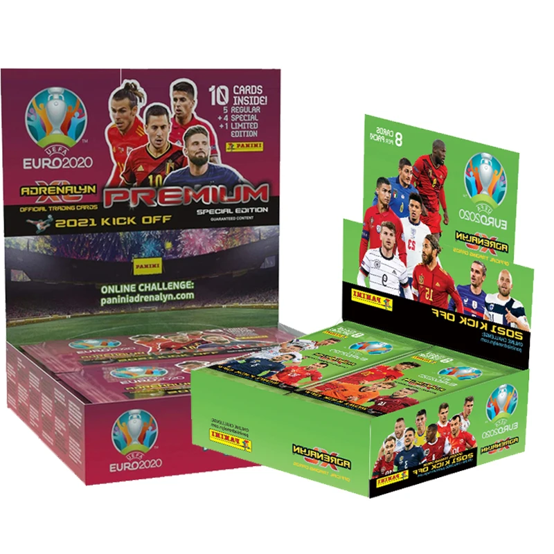 Panini European Cup 2021 Kick Off Football Star Limited Edition Game Toys Collection Card Christmas Birthday Gift Blind Box