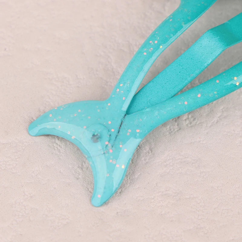 5 Stück bunte Glitzer-Delfin-Haarspangen für Mädchen, Frauen, Kinder, Urlaub, Party, Geschenk, Haarschmuck, Kopfbedeckung – Detail 22