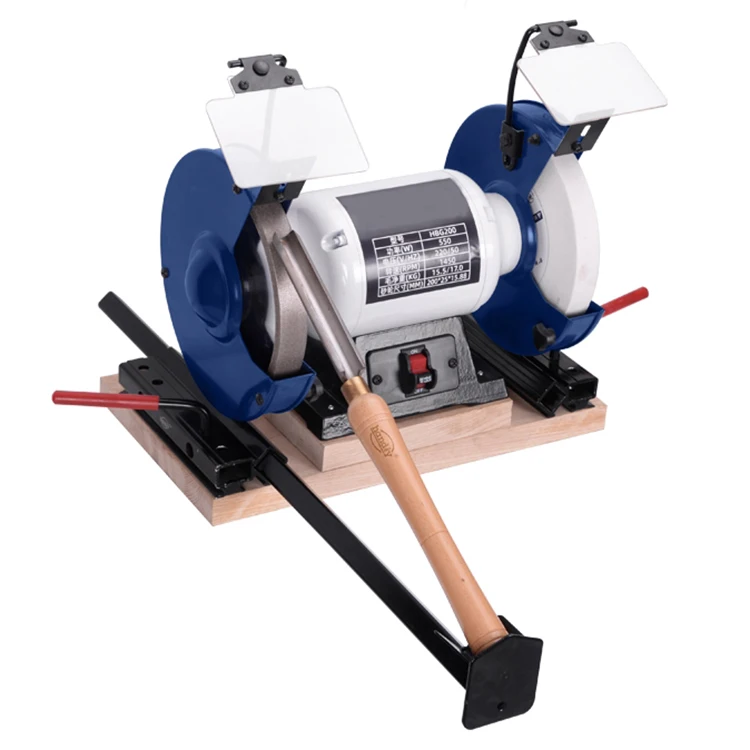 550W Sand Belt Polishing Machine 200mm Electric Bench Grinder For Metal Sharpening Knives view 3