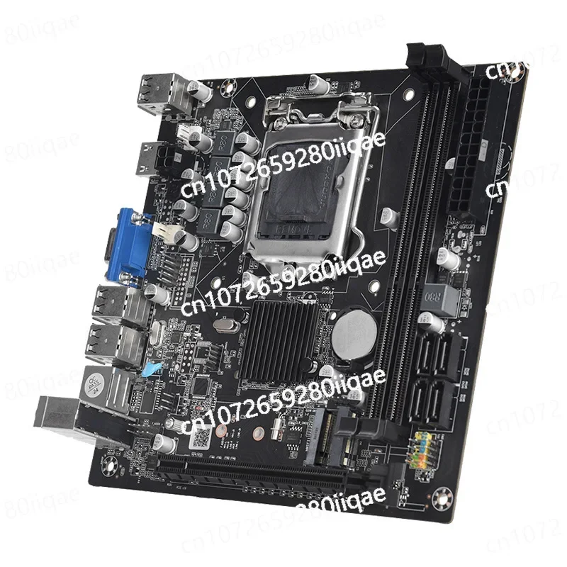 New ITX H61 Main Board Desktop Computer Home Office LGA1155 Pin DDR3 Memory 17 * 17cm