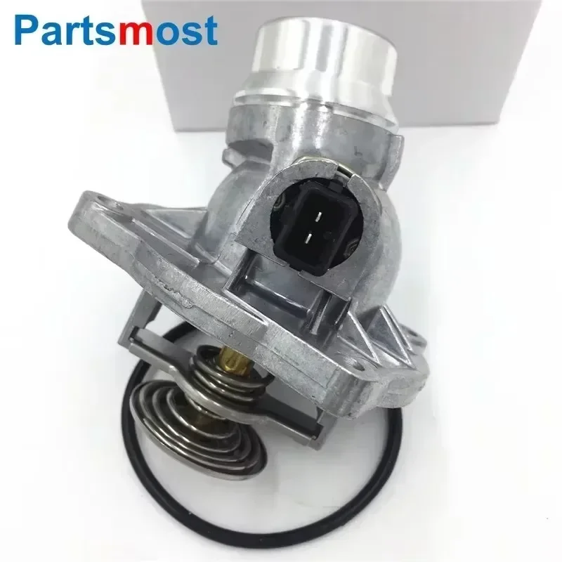 11531436386 PEL000060 Aluminium Coolant Thermostat Housing W/ Seal for BMW E39 540i E38 740i 740iL E53 X5 Land Rover Range Rover