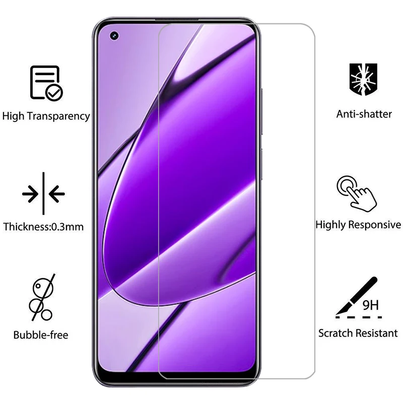 حافظة هاتف لهاتف Realme 11 4g 5g من الزجاج المقسى على Realme11 4 5 g 114g 115g الغطاء الخلفي 360 Realmi Real me Real relme reame ralme #2