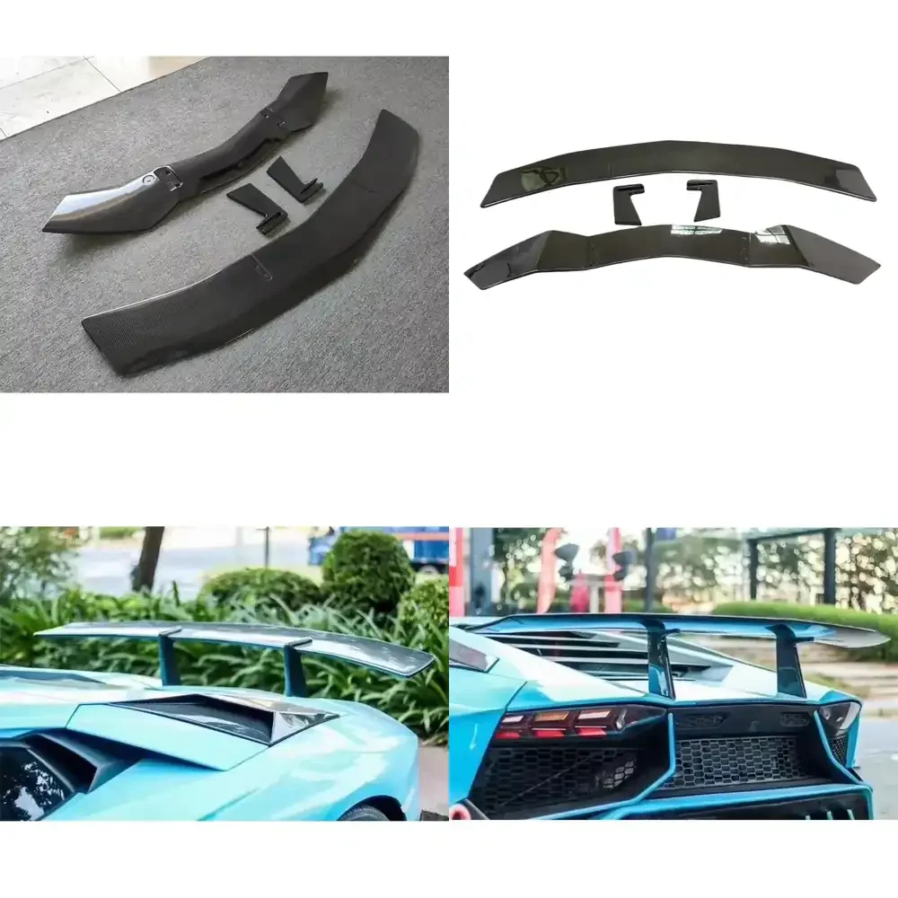 

Aventador LP700 750 Carbon Fiber SV Style Rear Wing Spoiler Body Kit