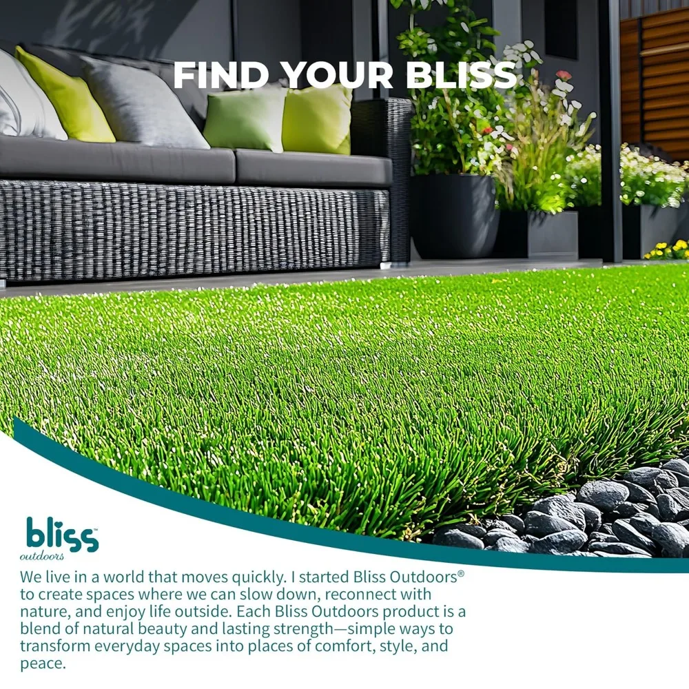 

Outdoors 12x12 Artificial PP Grass Interlocking Tiles Interlocking Deck Tiles, Patio Flooring for Balcony Indoor & Outdoor