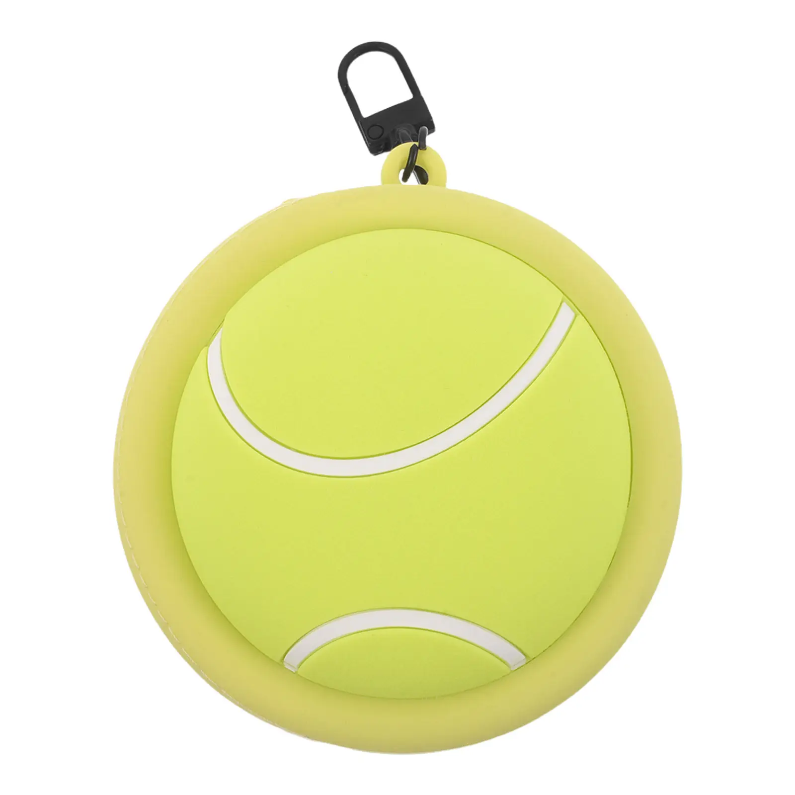 

Mini Silicone Tennis Coin Purse Waterproof Sweatproof Portable Earbud Case for Travel School Sports Headphone Storage Bag