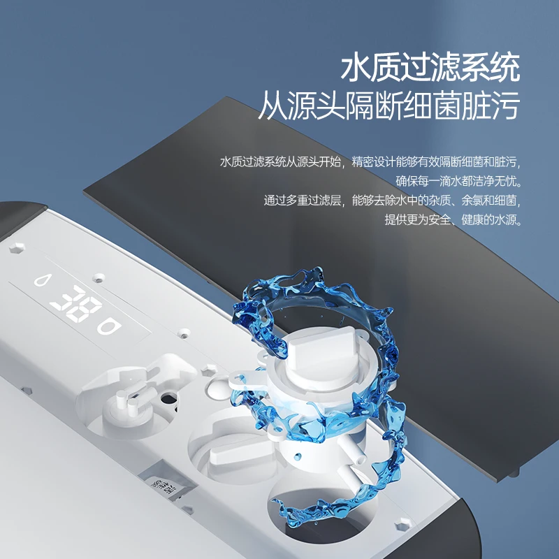 Ergonomic smart toilet, no water pressure automatic flip, silent