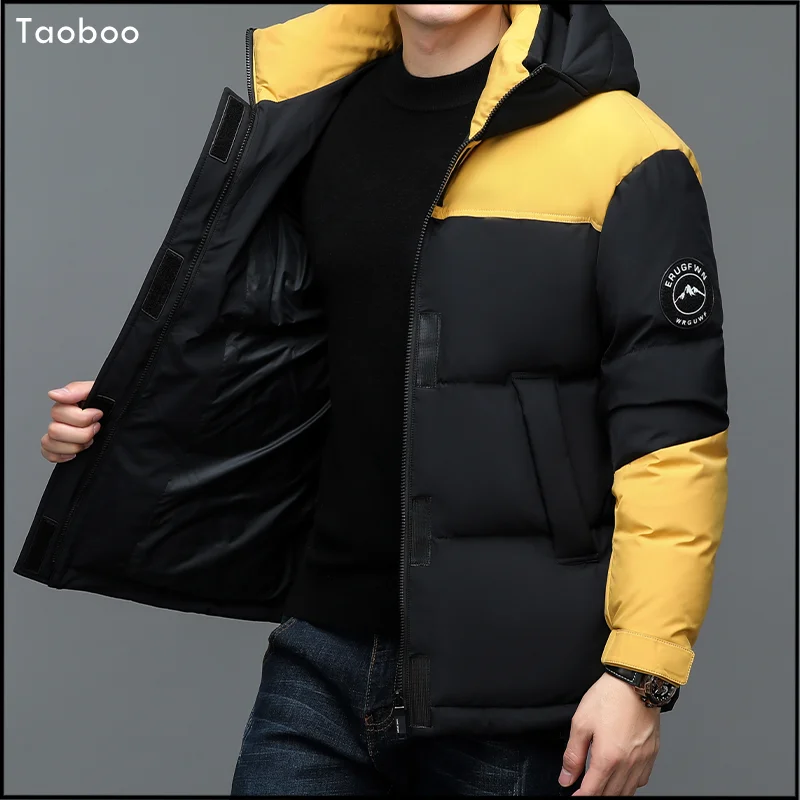 Taoboo Brand Warm Thick winter jackets for men New Design Puffer Down Jackets Parkas Duck Down Canda Men's Clothing Winter 2023