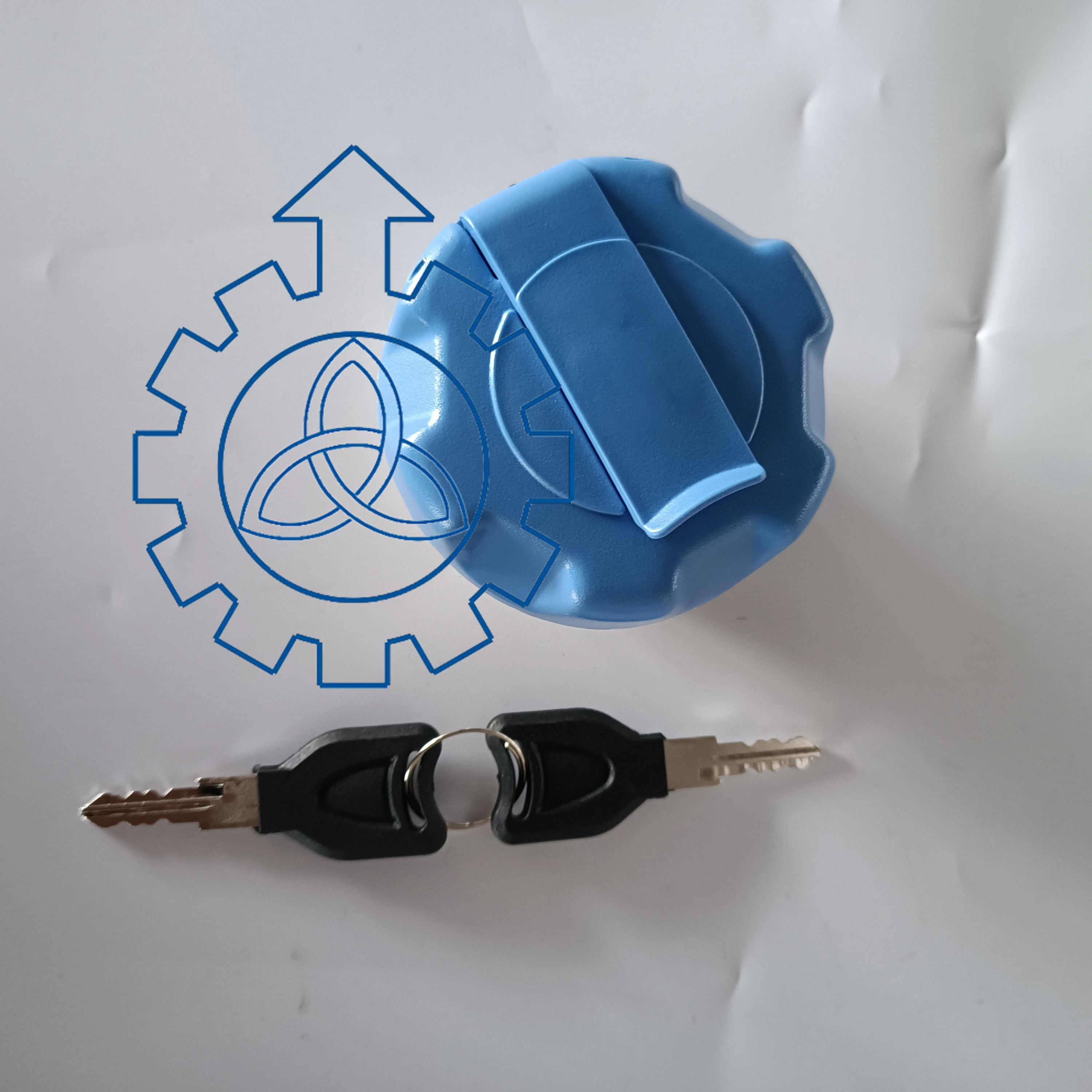 

1PC Truck Adbue Tank Cover Urea Lockable Filter Cap 21281403 21075528 21281404 21281408 21584844 21075530 21281405 20703186