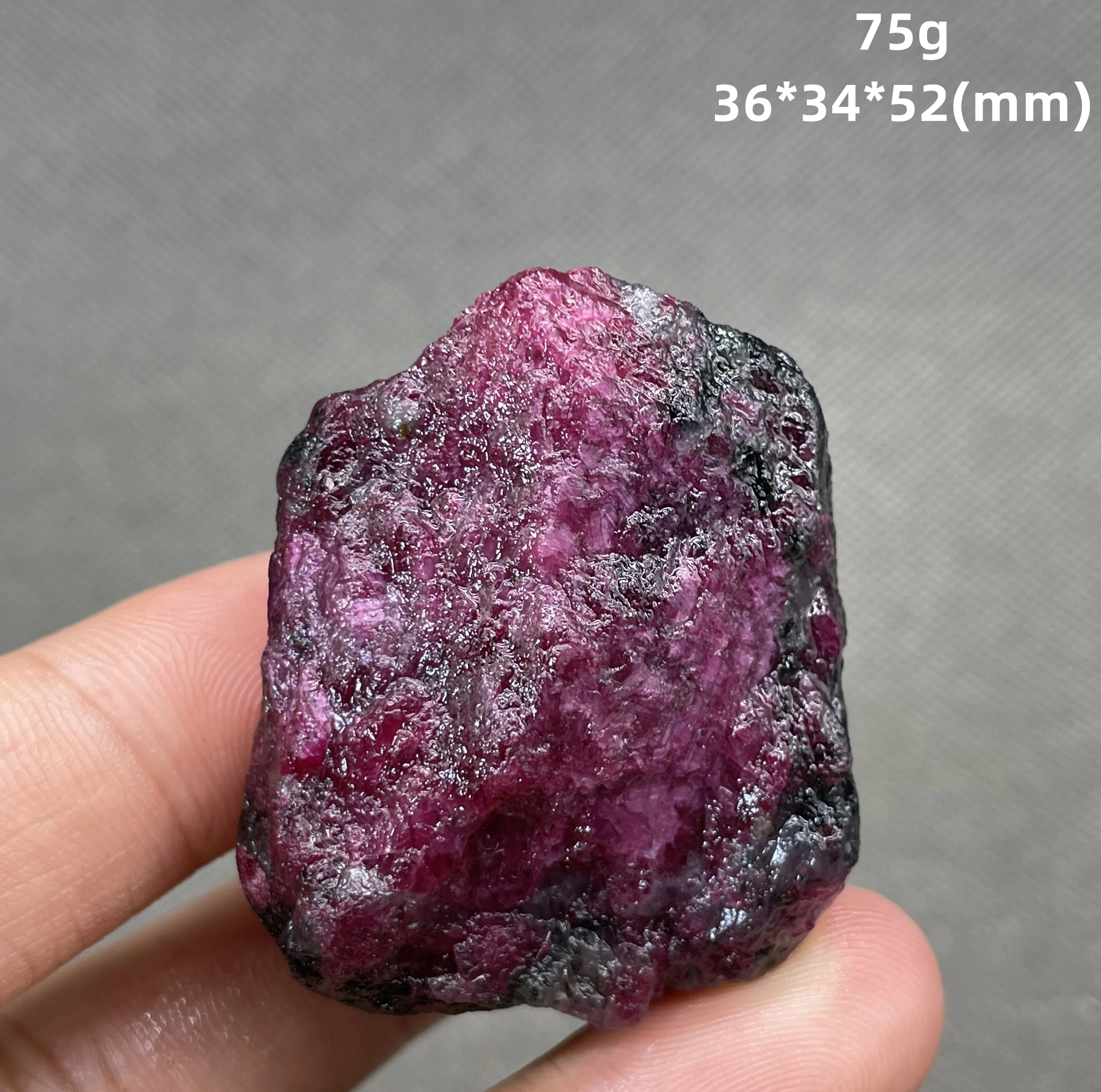 NEW! BEST! 100% natural Myanmar Fluorescent Ruby rough mineral stones and crystals healing crystals quartz