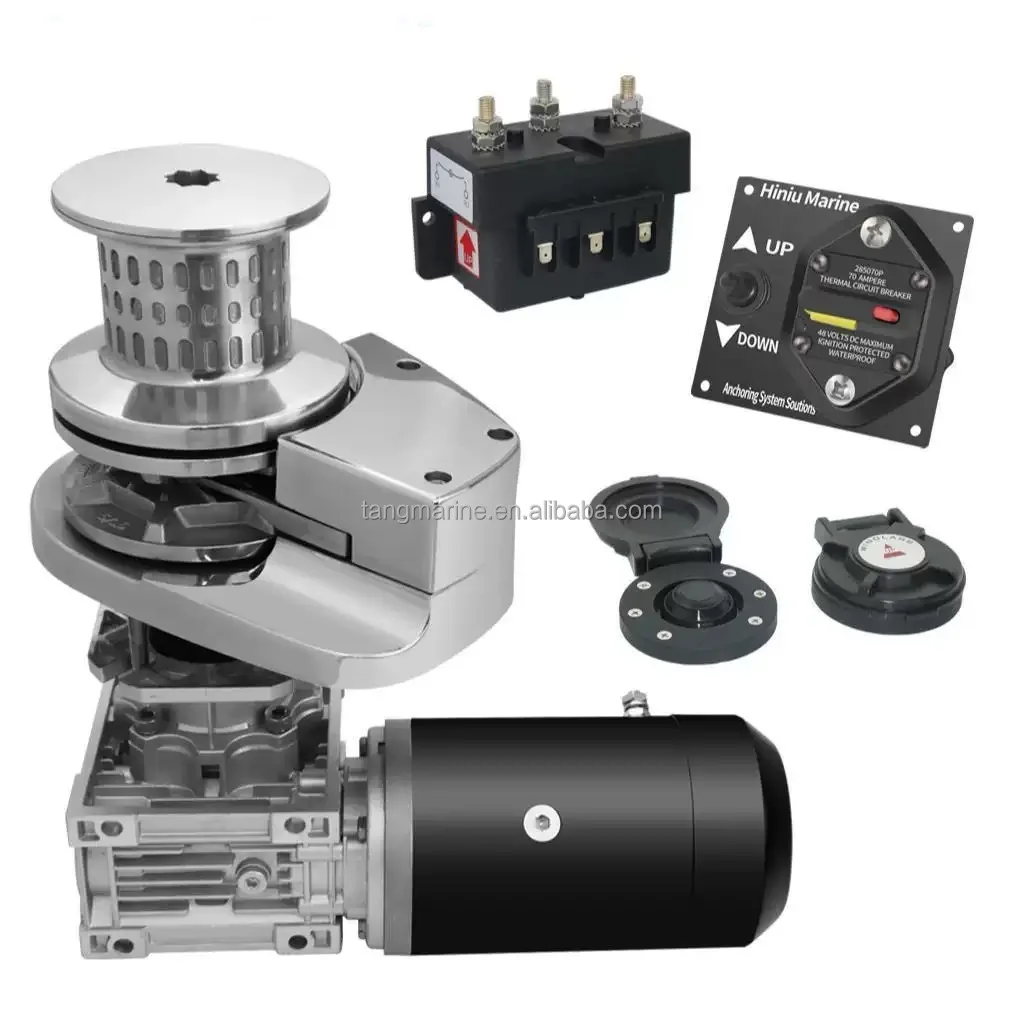 

STLF High Quality Stainless Steel Anchor Hand Winch Manual Windlass with Rope Capstan Marine Supplies