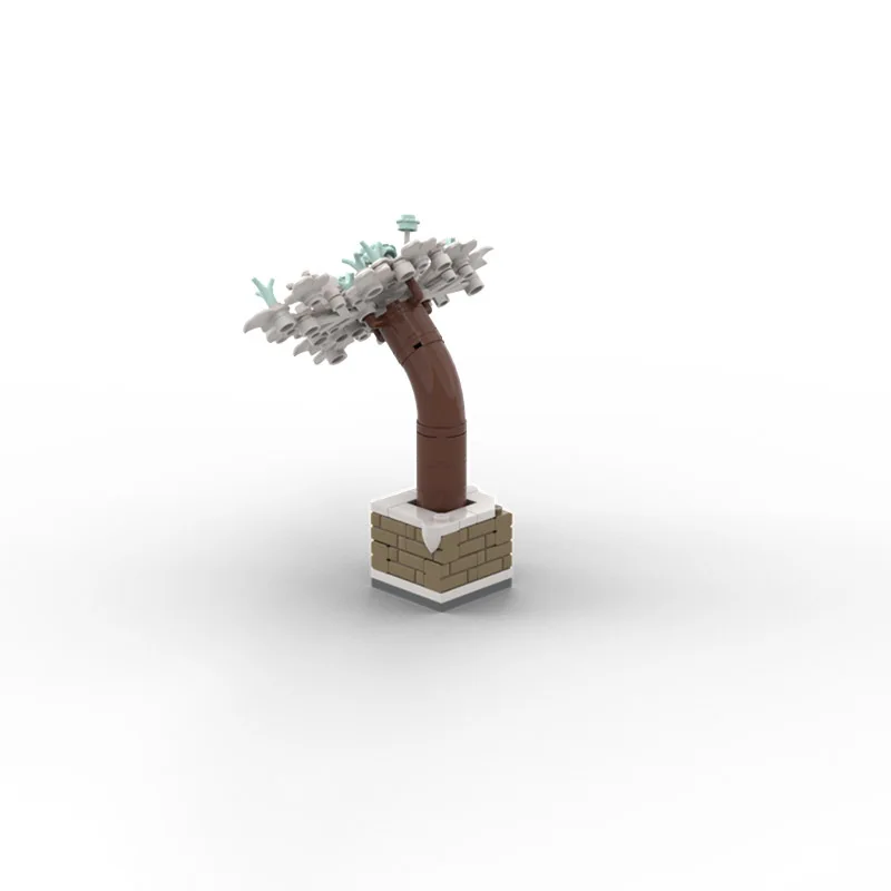 

Набор игрушек из строительных блоков MOC с модельми снежного дерева в зимней дереве, креативный набор игрушек для сборки, праздничный подарок подходит f