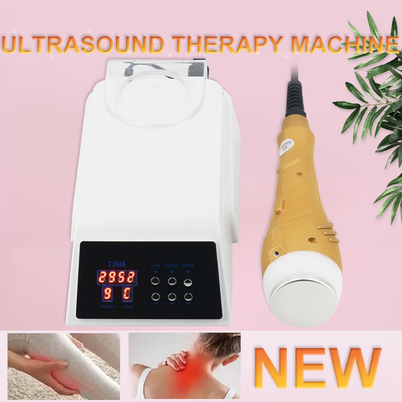 

Physiotherapy Therapeutic Ultrasound Massager 1Mhz Hands Pain Relief Portable Body Massage Equipment Ultrasonic Therapy Machine