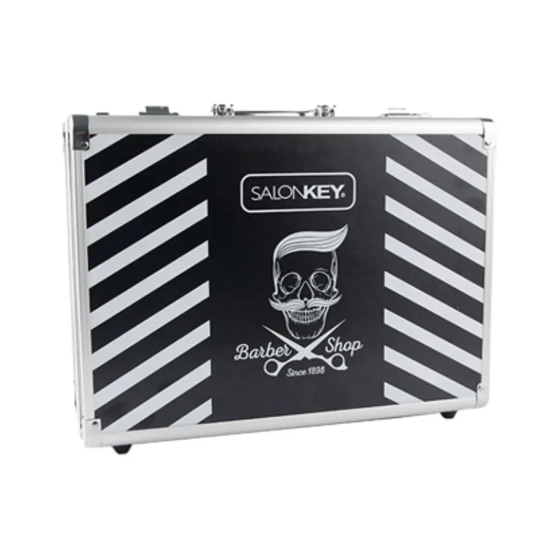 

Double Password Lock Hairdressing Toolbox - Professional Aluminum Alloy Salon Organizer Case for Barber Tools