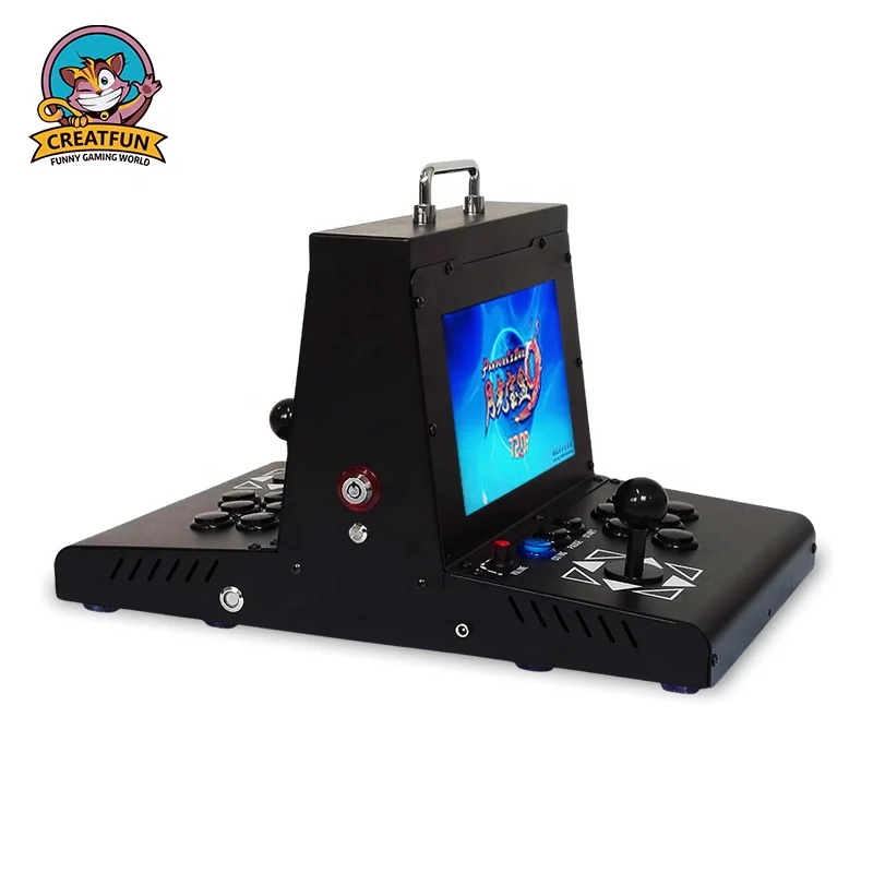 10 Inch LCD 2 Players Super Mini Arcade Game Machine 1388 In 1 Games Board Multi Game Console