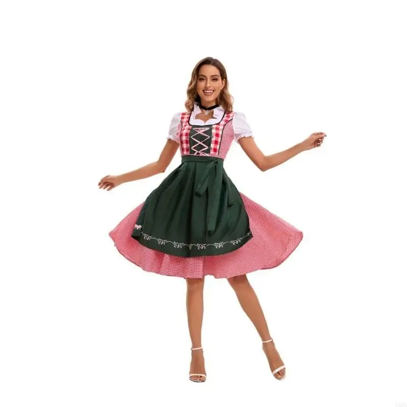 

Y88A Oktoberfest Costumes German Bavarian Oktoberfest Festival Costume for Carnival