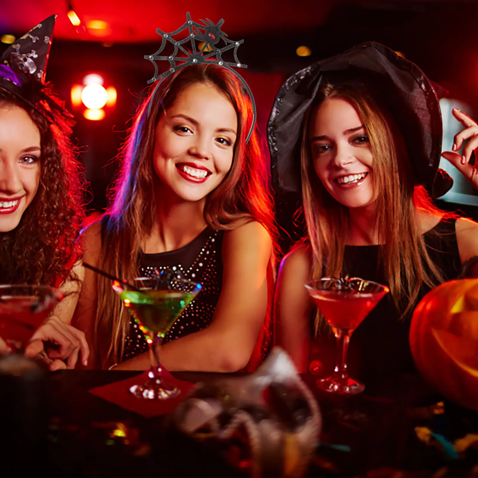 

Spider Web Halloween Headband Creative Party Hair Decoration Costume Headwear Accessory Spider Costume Halloween Dress for Women