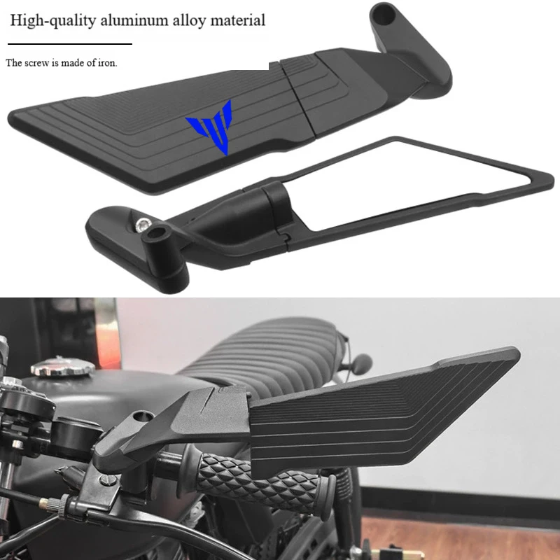 For YAMAHA MT 07 MT07 MT 09 MT09 SP MT 10 MT10 SP Motorcycle Mirrors Stealth Winglets Mirror Kits To Rotate Adjustable Mirrors