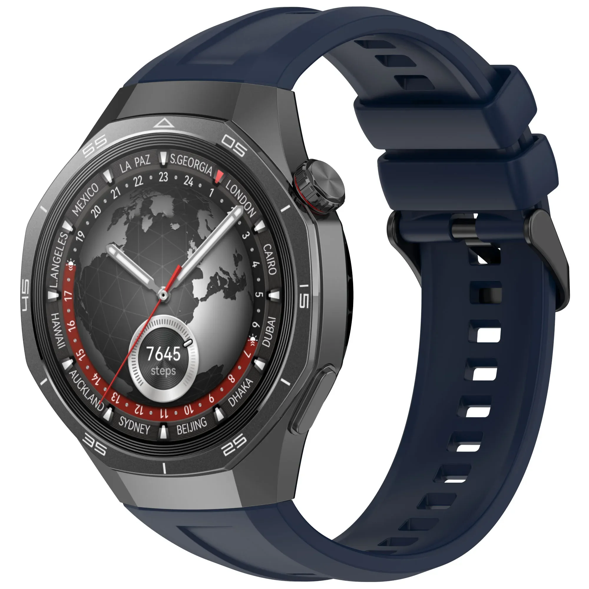 Pulseira de silicone para huawei watch gt5 pro 46mm pulseira smartwatch acessórios