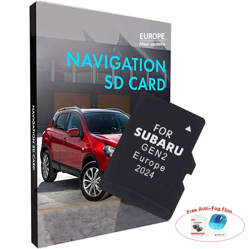 

for Subaru Crosstrek/Impreza/Forester/WRX/STI Vehicle GPS TF Card Update Europe UK Map 2024 GPS Navigation Fujitsu Ten System