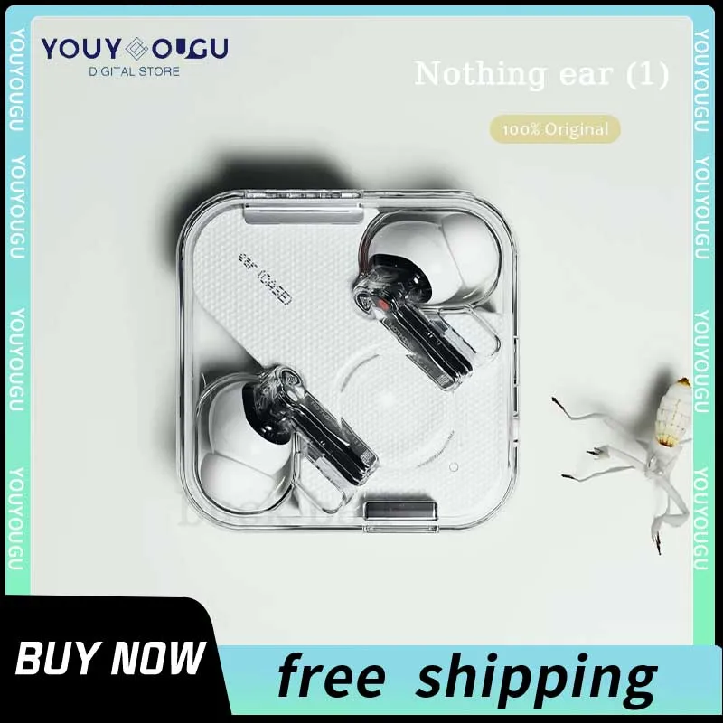 

Nothing Ear 1 2 Wireless Earbuds Nothing Ear 2 Bluetooth 5.2 In-Ear Hifi Transparente Headset ANC Noise Reduction Bass Earphone