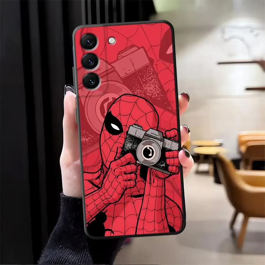 حافظة رائعة لهاتف سامسونج جالاكسي A25 A71 A23 A53 A24 A55 A36 A35 A22 A52 A26 A72 A32 A51 A73 A41 هاتف ناعم أسود