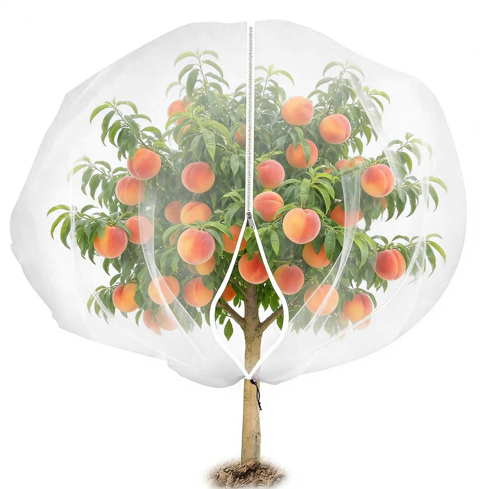 

Сетка для защиты сада, многоразовые аксессуары для дома на шнурке с застежкой-молнией, защита садовых растений для улицы и помещения