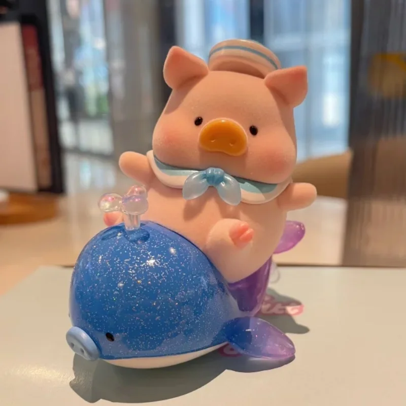 Подлинная слепая коробка серии Lulu Pig Ocean, милый кавайный кукольный плеер, ручная фигурка, дисплей, игрушки, настольная коллекция, подарок-сюрприз