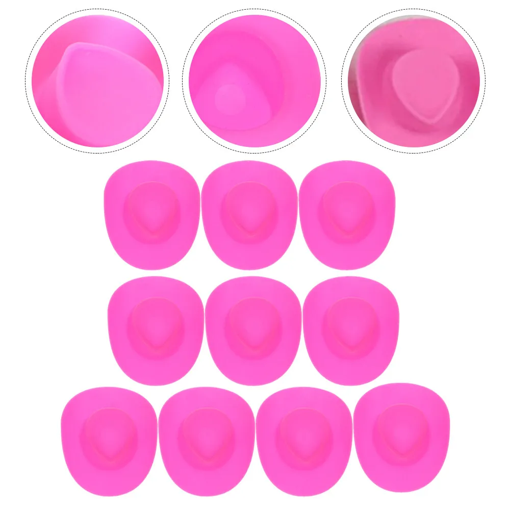 

10 шт. миниатюрных шляпок, милые мини-шляпки для фотосессий, шляпки для творчества, декоративные миниатюрные шляпки