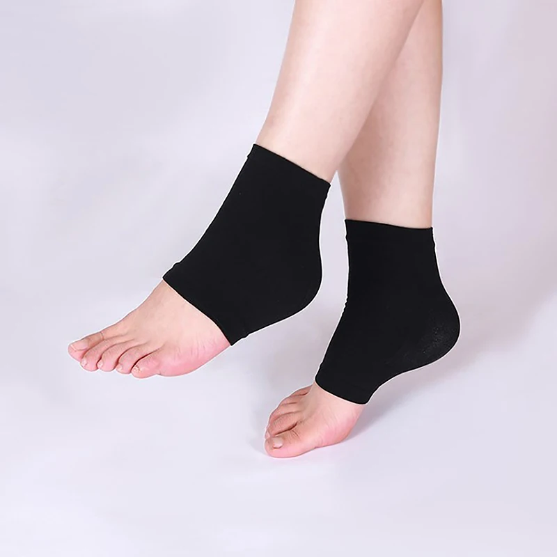 2PCS Gel Moisturizing Heel Socks Spa Sock For Foot Care Gel Heel Socks For Dry Cracked Dry Feet Skin Gel Heel Repair Socks Tools view 4