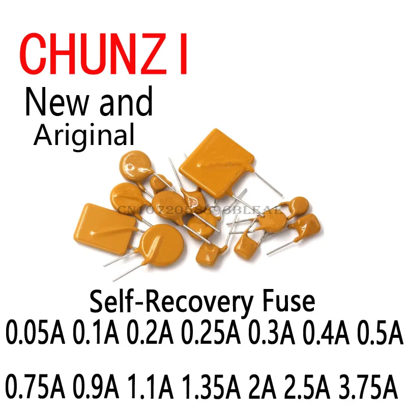 

610 шт. 24 значения самовосстанавливающегося предохранителя в ассортименте PPTC KIT 0,05A 0,1A 0,2A 0,25A 0,3A 0,4A 0,5A 0,75A 0,9A 1,1A 1,35A 2A 2,5A 3,75A