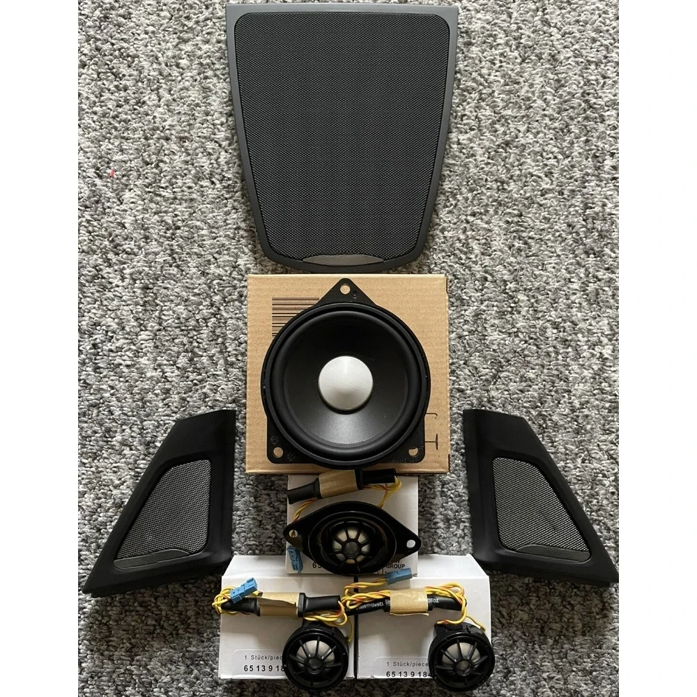 7 Pcs High Quality Tweeter Speakers For BMW F10 F11 M5 HK Brand TOP HIFI SPEAKERS TWEETERS COVERS