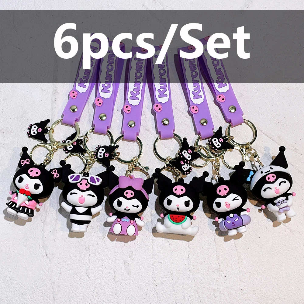 6PCS Sanrio Kuromi … - image