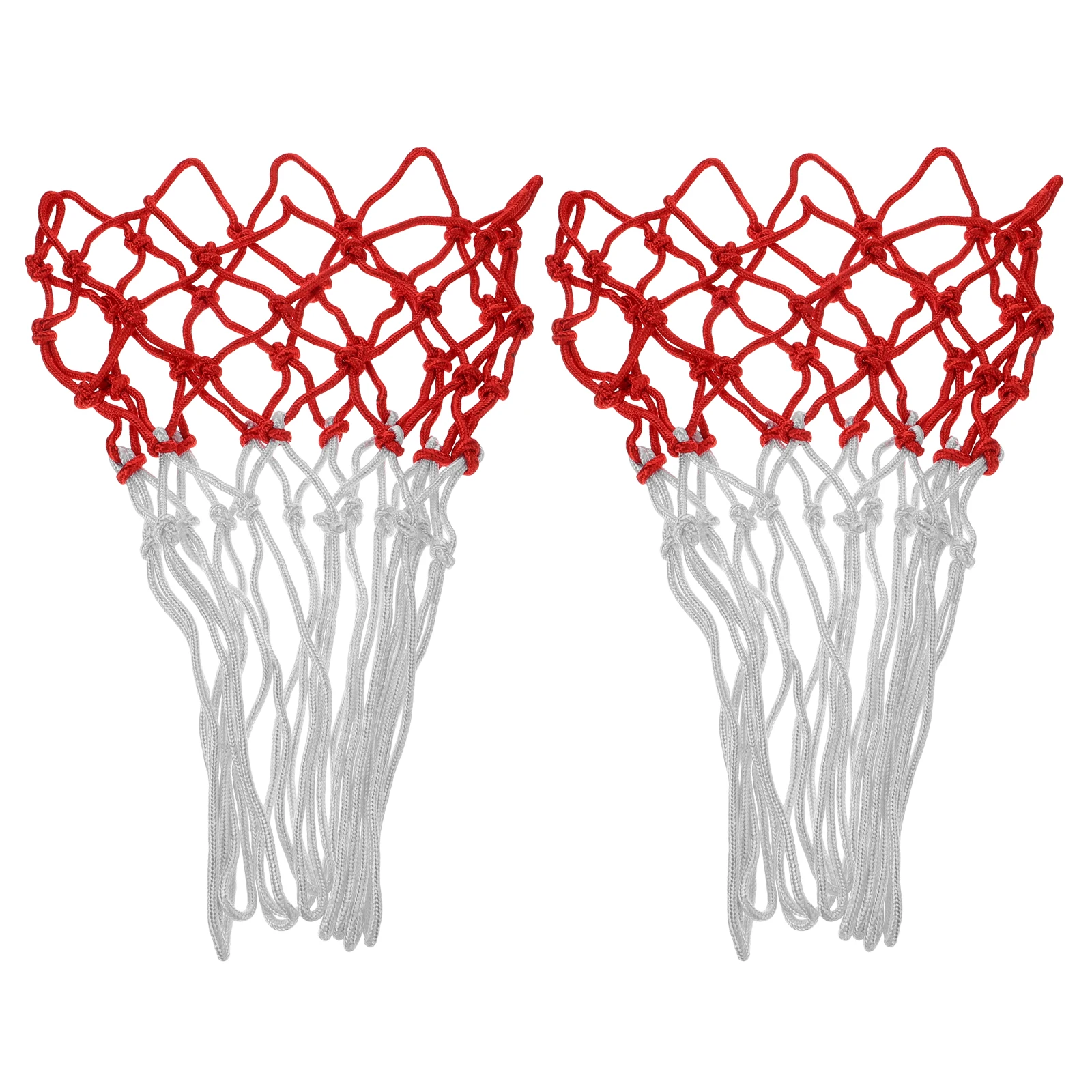 

2pcs Basketball Frame Net Heavy Duty Waterproof Replacement Foldable Outdoor Sports Gym Home Use for Hoop