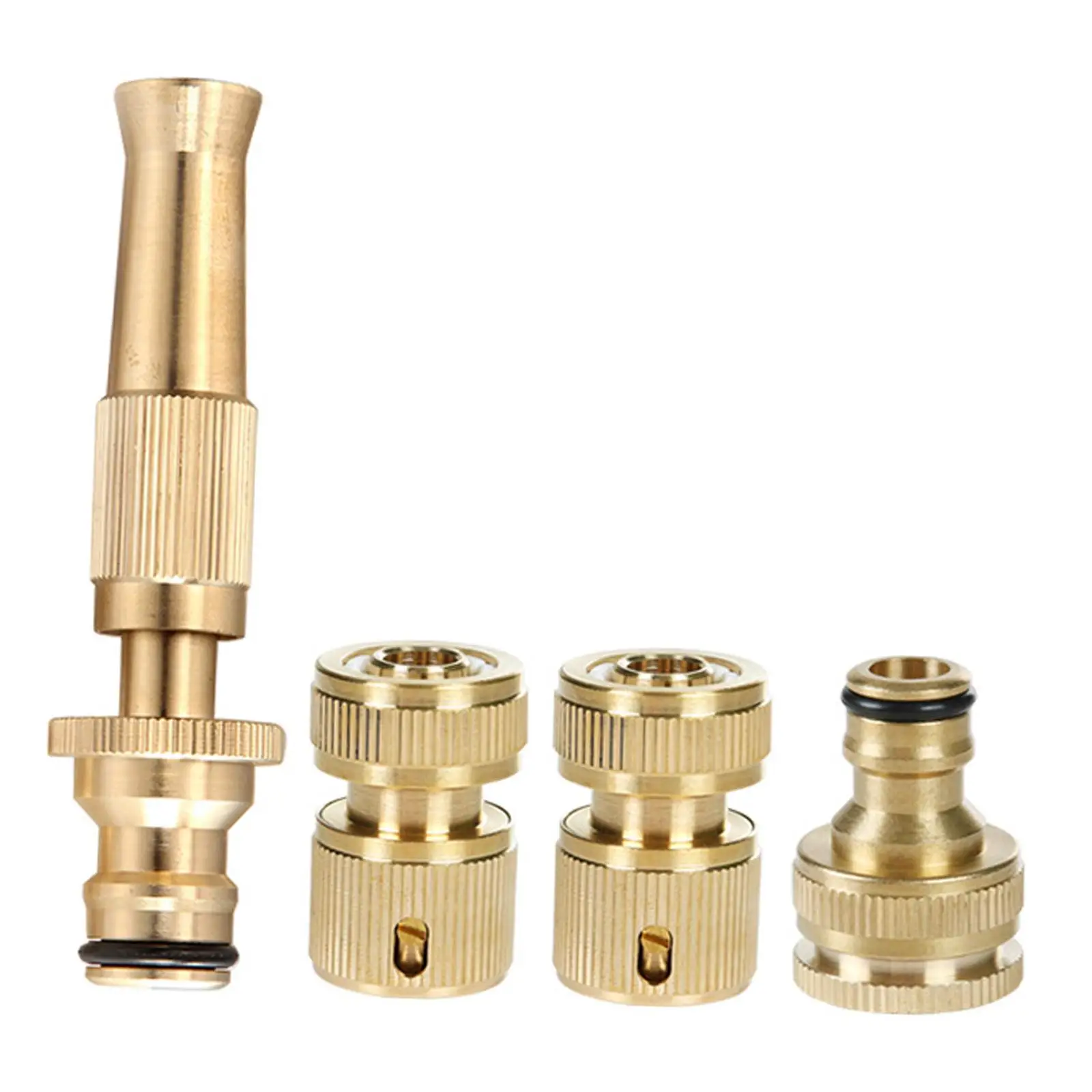 Pack of Garden Connect Quick Connector Easy to Release Fittings G1/2 G3/4 for Garden Watering Vehicle Cleaning