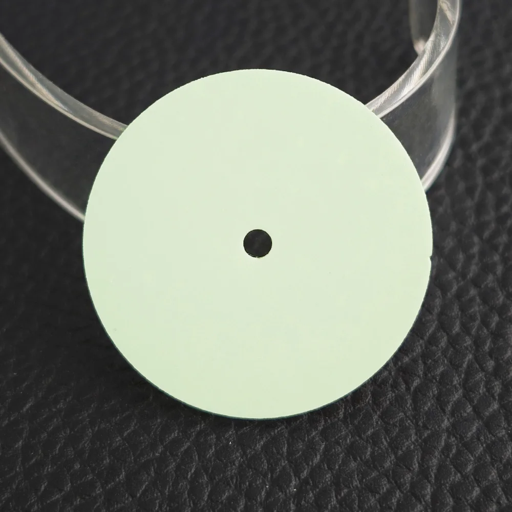 28,5 mm leuchtendes, reinweißes, mattes Zifferblatt, passend für NH35 M8215 E2824 Uhrwerke, Zubehör, Ersatzteile für Herrenuhren – Detail 7