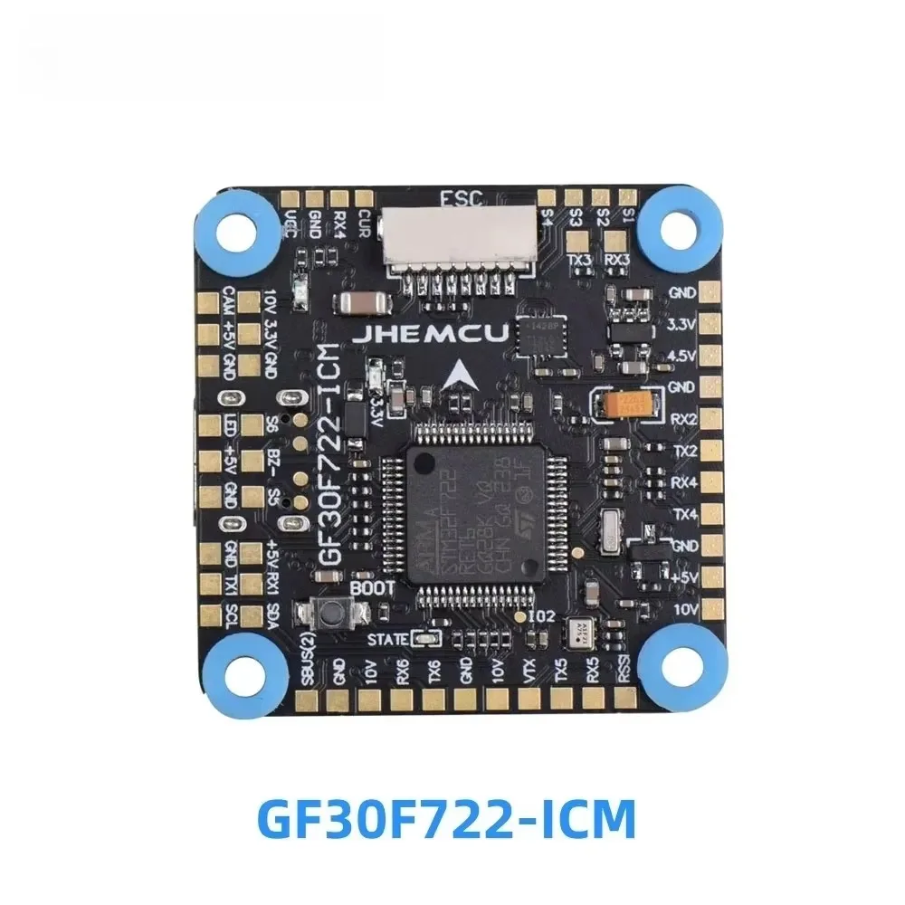 VivaCSRuibet F4AIO 12A F411 Flight Controller ICM42688P W/5V BEC Built In 12A BLHELI-S 1-2S Suitable For Remote Control Of FPV D