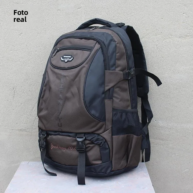 Mochila de viagem de grande capacidade, bolsa de escalada ao ar livre, bolsa de bagagem de trabalho para homens e mulheres, b...