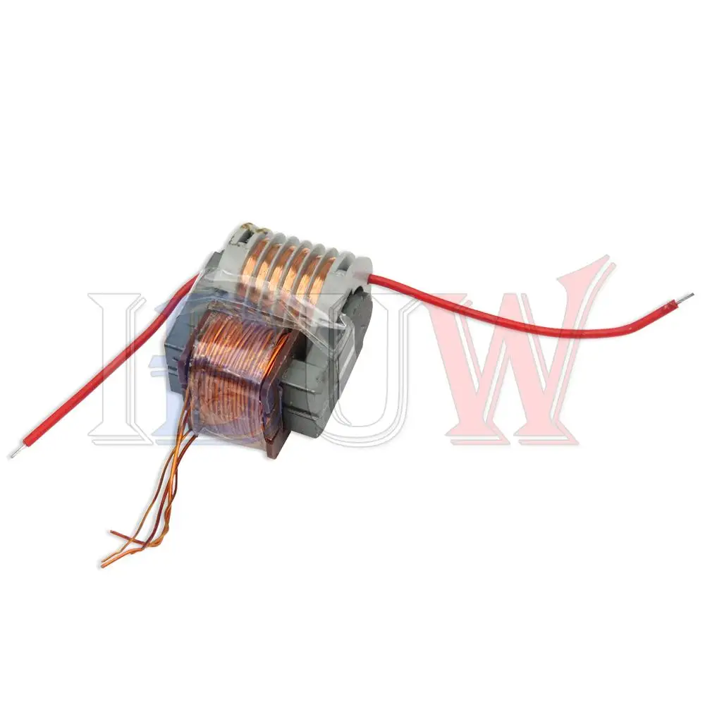 Inverter Generator pengapian busur tegangan tinggi DC frekuensi tinggi 15KV Boost Step Up 18650 DIY Kit transformator inti U 3.7V
