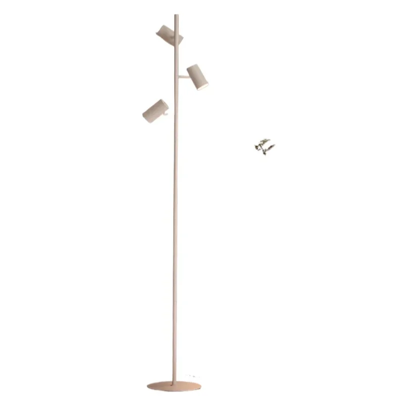 Floor la mp Bedroom sofa Light luxury High sense Modern simple full spectrum three head vertical table lamp