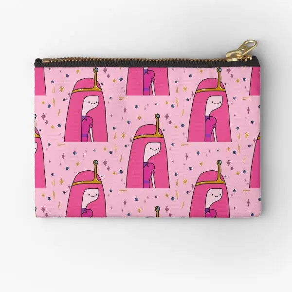 Princess Bubblegum  Zipper Pouches Underwear Money Women Wallet Small Pocket Bag Coin Storage Panties Key Pure Socks Men