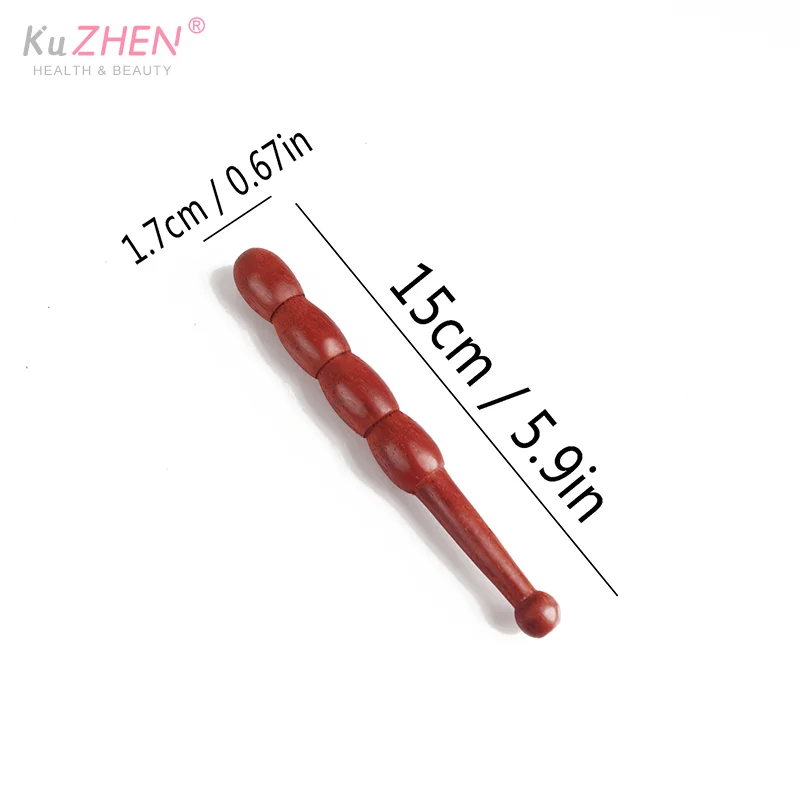 Wooden Muscle Roller Stic Roller Stick Acupoint Points Massager Deep Tissue Fascia Massager Foot Back Body Therapy Massage Tools