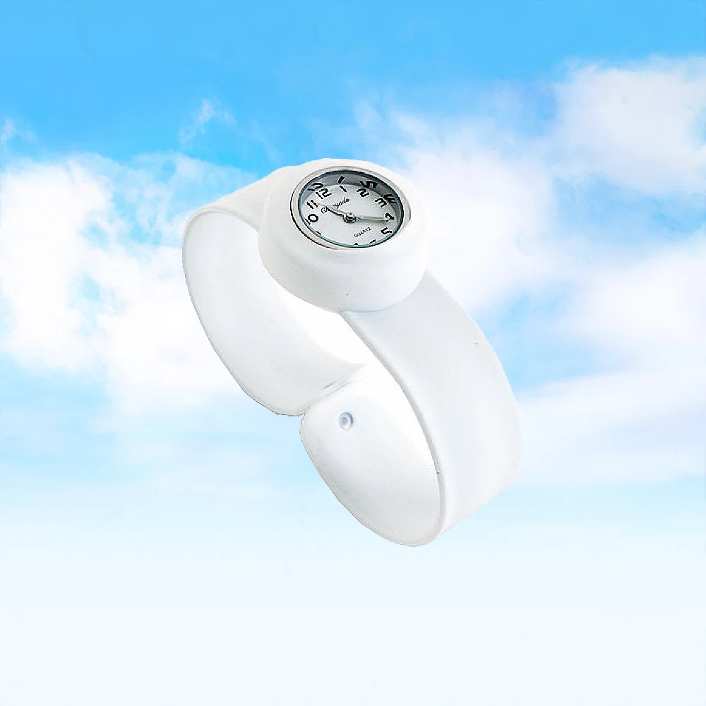 Kids Silicone Strap Jelly Candy Slap Watch - Boys Girls Analog Quartz Student Wristwatch Sports Party Gift