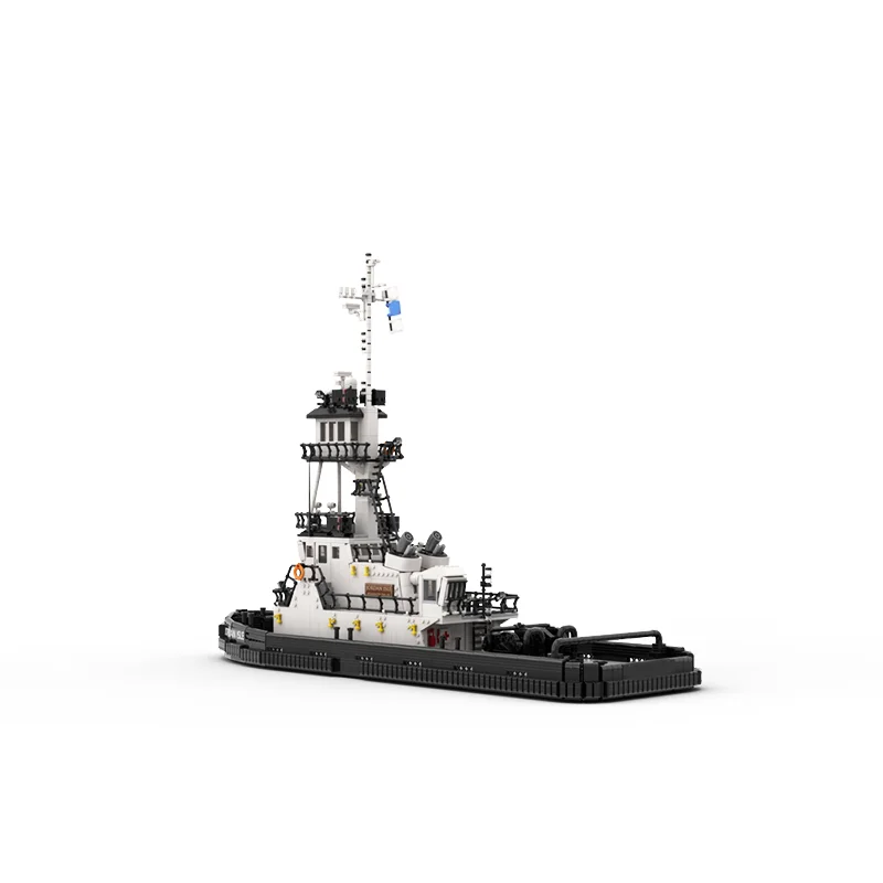 3622 Uds MOCJordan Isle (Clase deatapsco Tug) gran ShipCityPort juguetes educativos de construcción moc BuildingBlocks juguete regalos de navidad