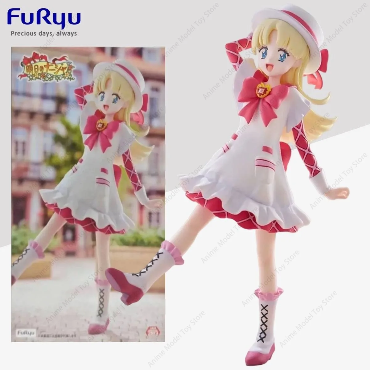 Figuras Originais FuRyu em Estoque, Kits de Modelos de Anime Ashita No Nadja Trio-Try-iT Nadja Applefield, Brinquedos de Ação, Presentes de Férias