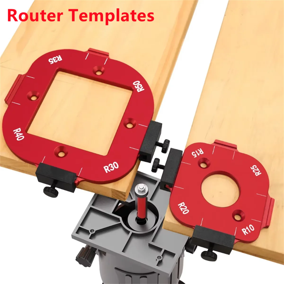 

Router Corner Radius Template for Woodworking Multifunctional Aluminum Alloy Round Arc Corner Mould Wooden Board Arc Cutting